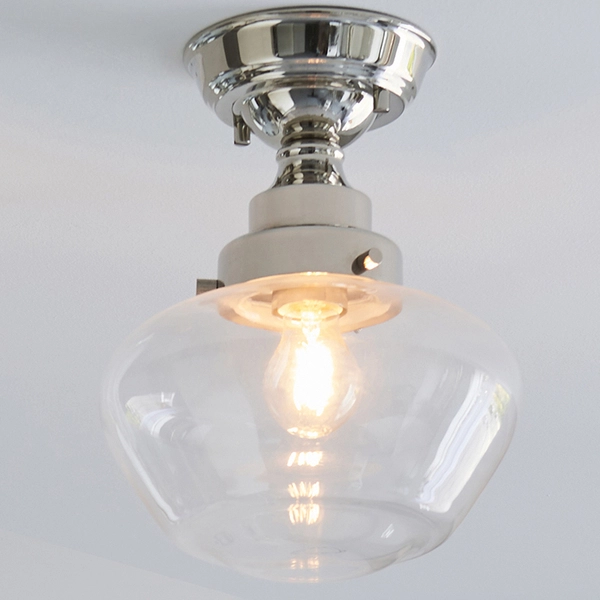 Sufitowa lampa vintage L&-196170 Light& do przedpokoju nikiel