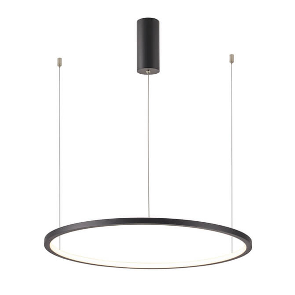 Lampa wisząca Vinola PND-56135B-080RPP-BK-3KS4K-TRDIMM Italux LED 48W 3000-4000K czarna
