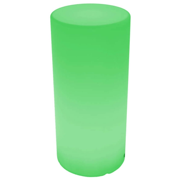 Ogrodowa lampa kolumna Tube ES-DC030 LED 5W RGBW tuba IP65 biała