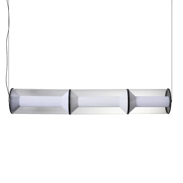 Podłużna wisząca lampa Aeris LP-2137/3L TR LED 40W CCT przezroczysta