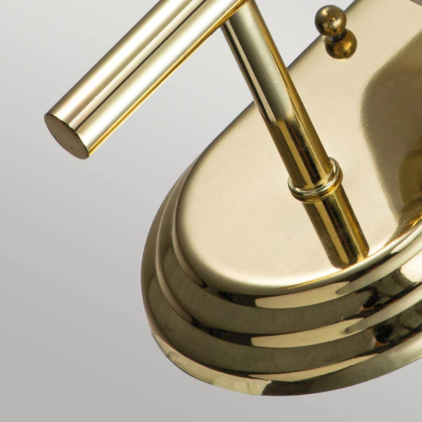 Ścienna lampa Malibu FE-MALIBU1-BATH-PB Feiss IP44 polerowany mosiądz