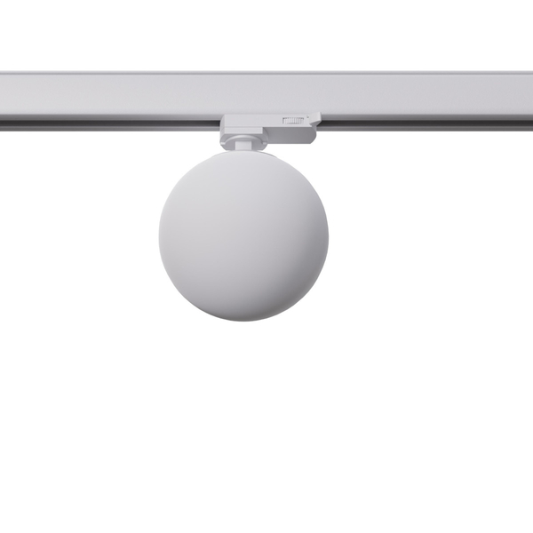 Lampa sufitowa trójobwodowa do szyn YOLI MYL.00389 kula biała