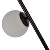 Lampa podłogowa czarna Dorado LP-002/3F BK Light Prestige mleczne kule do salonu