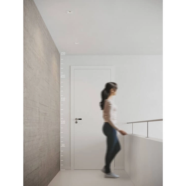 Minimalistyczna lampa sufitowa Caro AZ2433 Azzardo biały wpust do holu