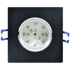 Podtynkowa LAMPA sufitowa MOON OLAL 301857 Polux wpust OPRAWA LED 6,5W 3000K do zabudowy IP40 szczotkowany czarny