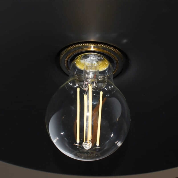 Kaskadowa lampa wisząca Retro ABR-LWRT-3xE27 Abruzzo czarna złota