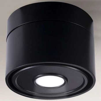 Okrągły spot sufitowy HIMI IL 1233 Shilo metalowy LED 10W 3000-4000K czarny