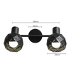 Regulowana LAMPA sufitowa REUS LP-8069/2WS BK Light Prestige metalowa OPRAWA reflektorki spot czarny