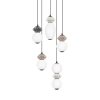 Ceramiczna wisząca lampa MONRETA LE45236 LED 28W 3000K mokka biała