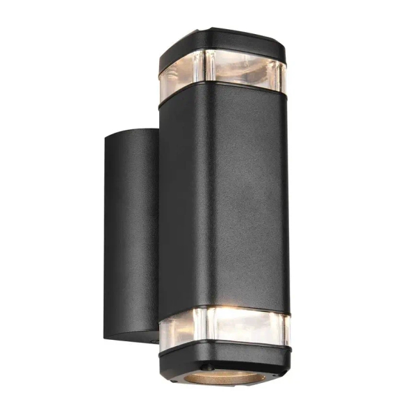 Lampa ścienna zewnętrzna BARCELOS R26446232 góra-dół IP44 czarny
