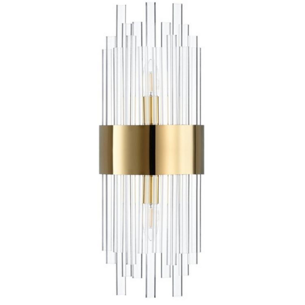 Kinkiet Miracolo ST-8831 gold Step kryształowy glamour złoty