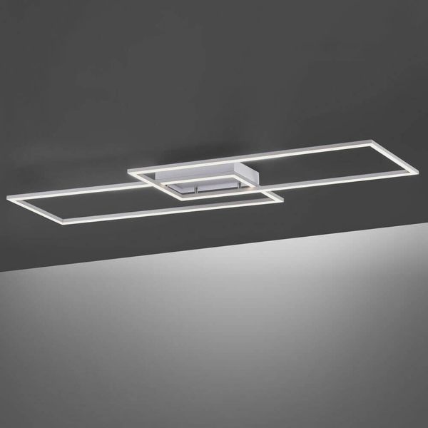 Metalowa lampa sufitowa Inigo LED 40W 3000K do salonu aluminium