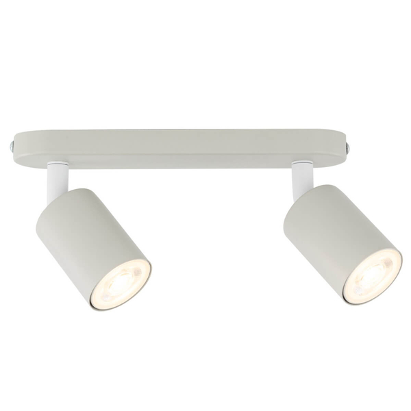 Sufitowa lampa do jadalni Livia 10239 podwójna tubki regulowana beżowa