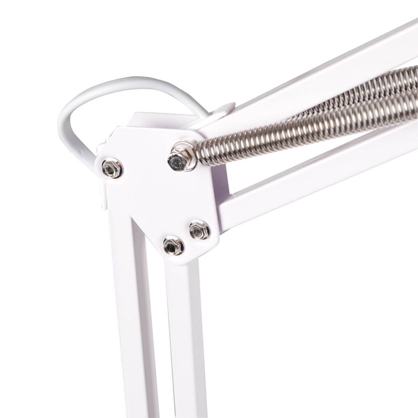 Gabinetowa lampa na biurko WORKER 327536 z regulacją biała