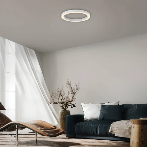 Lampa sufitowa na pilot PURE LINES biała 6309-16 1xLED 30W 2200-5500K ring