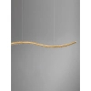 Złota lampa wisząca Bauta stylowy zwis LED 40W 3500K nad stół