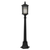 Stojąca lampa ogrodowa Chicago K-8217 Kaja IP44 lampion metalowa czarna