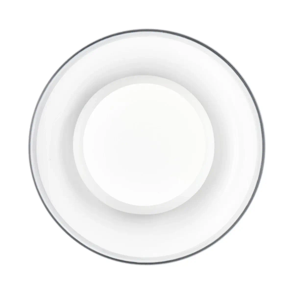 Kinkiet ścienny art deco DONUT ST-5072W biały szklany metalowy LED 6W do sypialni