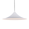 Wisząca lampa sypialniana KELDAN AZ5903 Azzardo stożkowa biała