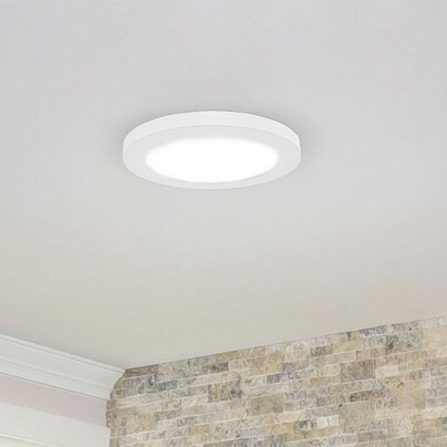 Wpust LAMPA sufitowa SONNET 1489 Rabalux metalowa OPRAWA okrągła LED 18W 4000K plafon biały