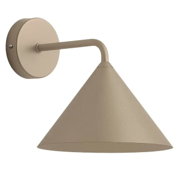 Kinkiet na wysięgniku ścienny Capital MLP2467 stożek beżowy
