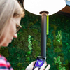 Stojąca LAMPA zewnętrzna POPPY 6910802335 Lutec ogrodowa OPRAWA słupek LED 8W 3000K outdoor IP54 szary zielony