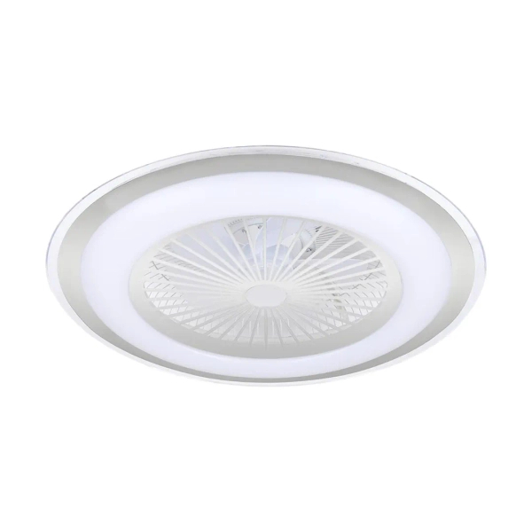 Sufitowy wentylator z pilotem Zephyr biała ML1515 1xLED 48W 3000-6000K CCT