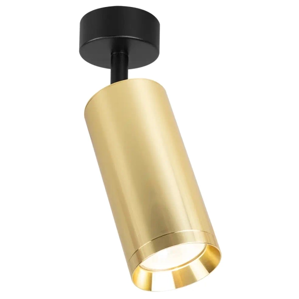 Loftowa oprawa sufitowa MICA SPOT ML1143 do salonu złota czarna