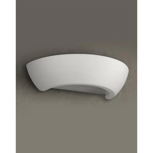 Ceramiczny kinkiet SL.0160 salonowa lampa ścienna biała