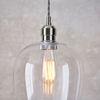 Wisząca lampa nad wyspę kuchenną L&-1100657 Light& szklana nikiel