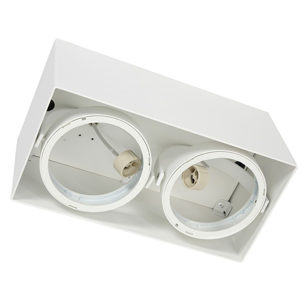 Punktowa lampa sufitowa Plaza ML4745 biały downlight do jadalni