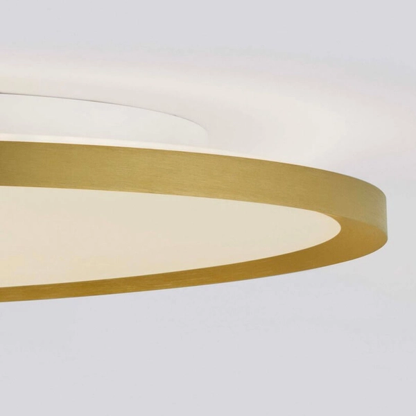 Okrągła lampa ściemnialna ANTONIO LE44887 LED 55W 3000K sufitowa złoty