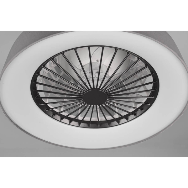 Ledowy plafon z wentylatorem FARSUND R62662111 RL Light 30W 3000-6500K ściemniany szary