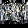 Żyrandol lampa wisząca Puntes MOD043PL-18CH pałacowa srebrna