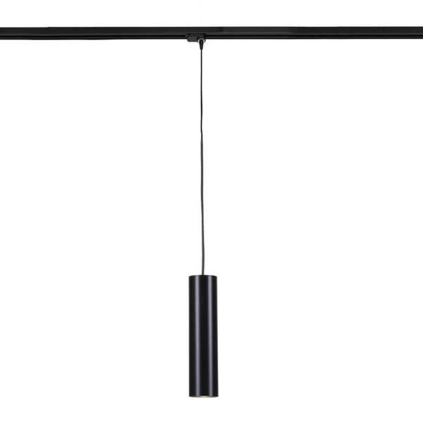 LAMPA wisząca NODA 7954 Shilo sopel OPRAWA metalowa ZWIS tuba do systemu szynowego czarna