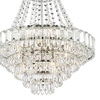 Regulowany żyrandol Osborne OSB1238-EH Dar Lighting rokoko do salonu kryształy srebrna