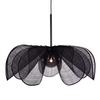 Materiałowa lampa wisząca STYRKA 108662 Markslojd do jadalni przydymiony czarny