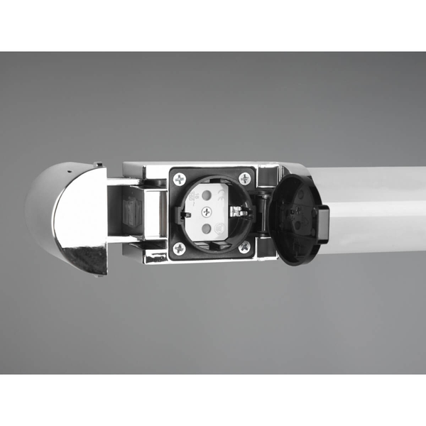 Sypialniany kinkiet ścienny PIERA 284074206 LED 8W 3000K IP44 chrom