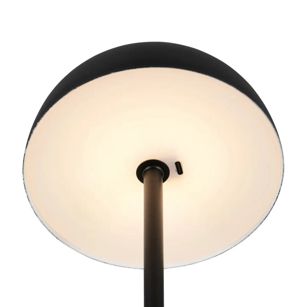 Nocna lampka grzybek ze ściemniaczem MUNOZ R54891132 LED 1,3W 3000K czarny