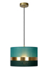 Wisząca lampa Tusse 10409/01/33 Lucide abażurowa zielona złota