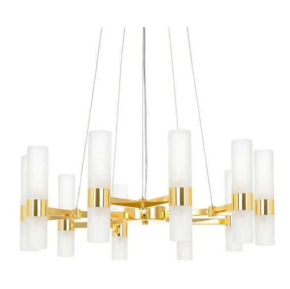 Wisząca lampa dekoracyjna Tubs MSE1501100456 Moosee tuby do salonu złota