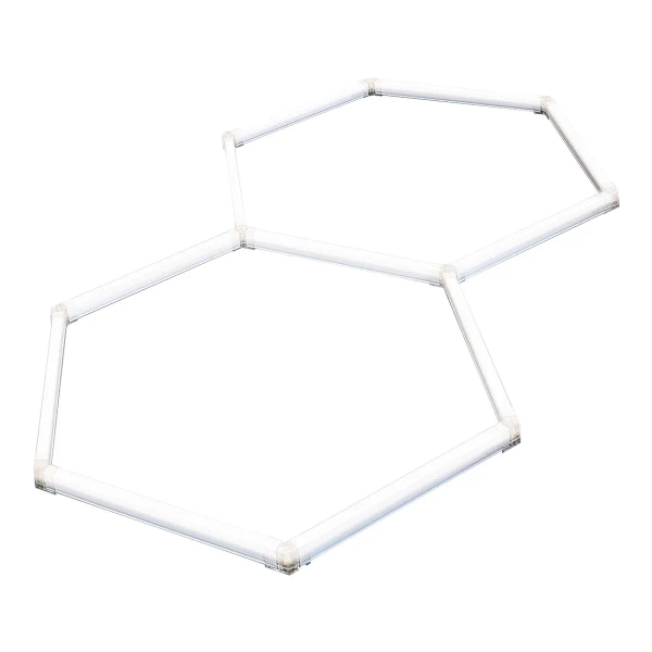 Garażowa lampa sufitowa Geometric LP-0209/2C 4K LED 4000K IP44 biały