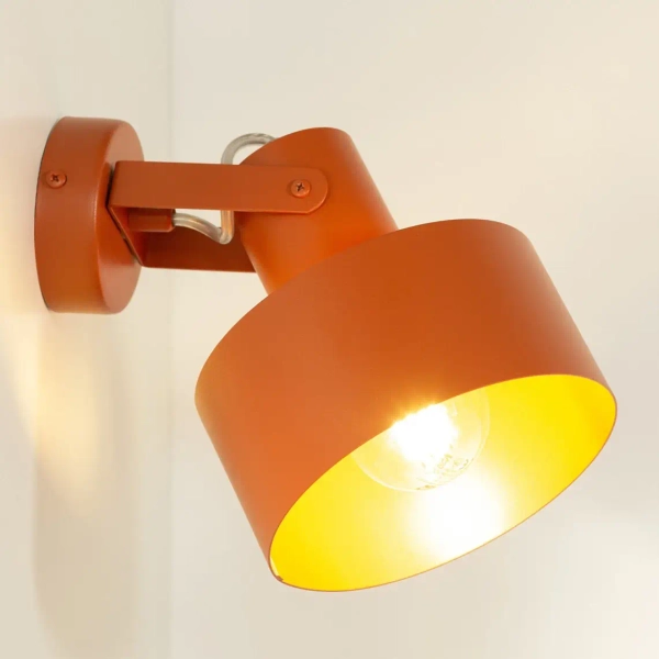 Nowoczesna naścienna lampa Rif 41439 do kuchni ceglana