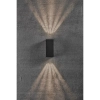 Prostokątna lampa na elewację Asbol 2019071003 LED 13,3W 3000K IP44 czarny