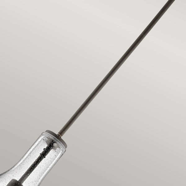 Szklana lampa wisząca Everly KL-EVERLY-P-S-OZ brązowy przezroczysty