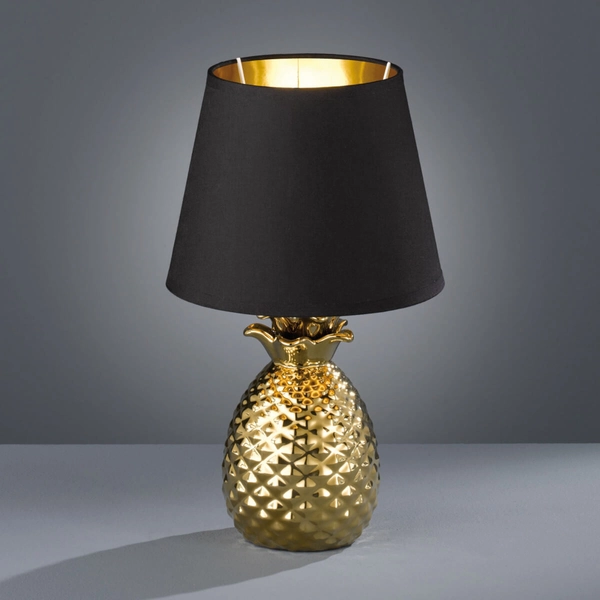 Stołowa lampka dekoracyjna Pineapple R50421079 RL Light ananas złota czarna