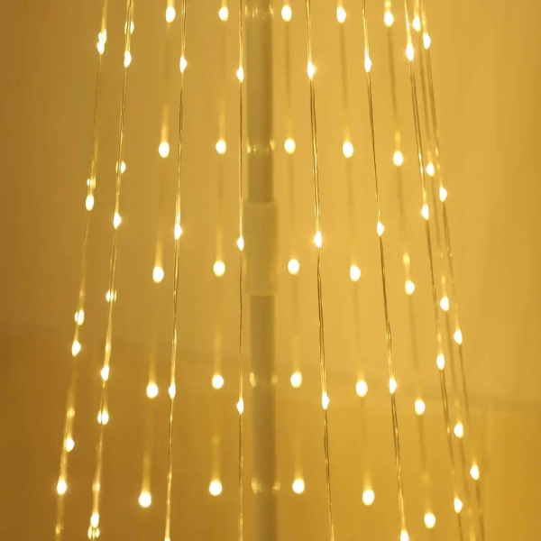 Świąteczna choinka dekoracyjna 180cm EK2403 LED 4W 2700K RGB IP44 biała