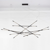 Efektowna lampa wisząca BELL LE42731 Luces Exclusivas LED do sypialni czarna