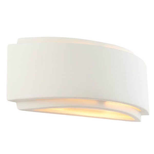 Ceramiczna lampa ścienna Gianna 76570 na przedpokój biały