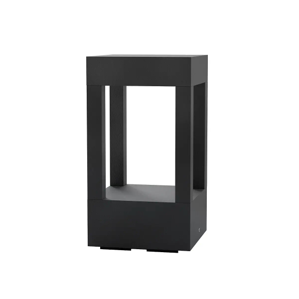 Ogrodowa lampa stojąca CORTO czarna 12018 1xLED 7W 3000K IP65 latarenka